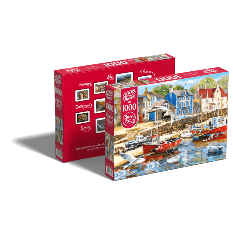 Jucarii, Copii si Bebe - Jucarii si jocuri - Jocuri si puzzle - Puzzle - Puzzle 1000 piese Coastal Town 30479 Cherry Pazzi - Infinity.ro