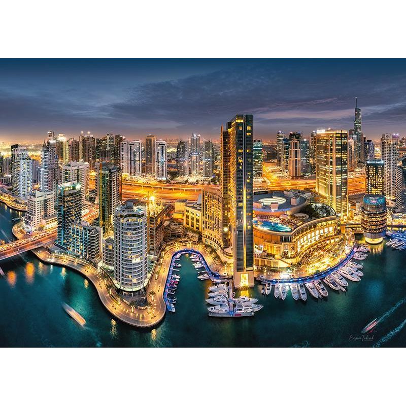 Jucarii, Copii si Bebe - Jucarii si jocuri - Jocuri si puzzle - Puzzle - Puzzle 1000 piese Dubai Marina 30172 Cherry Pazzi - Infinity.ro