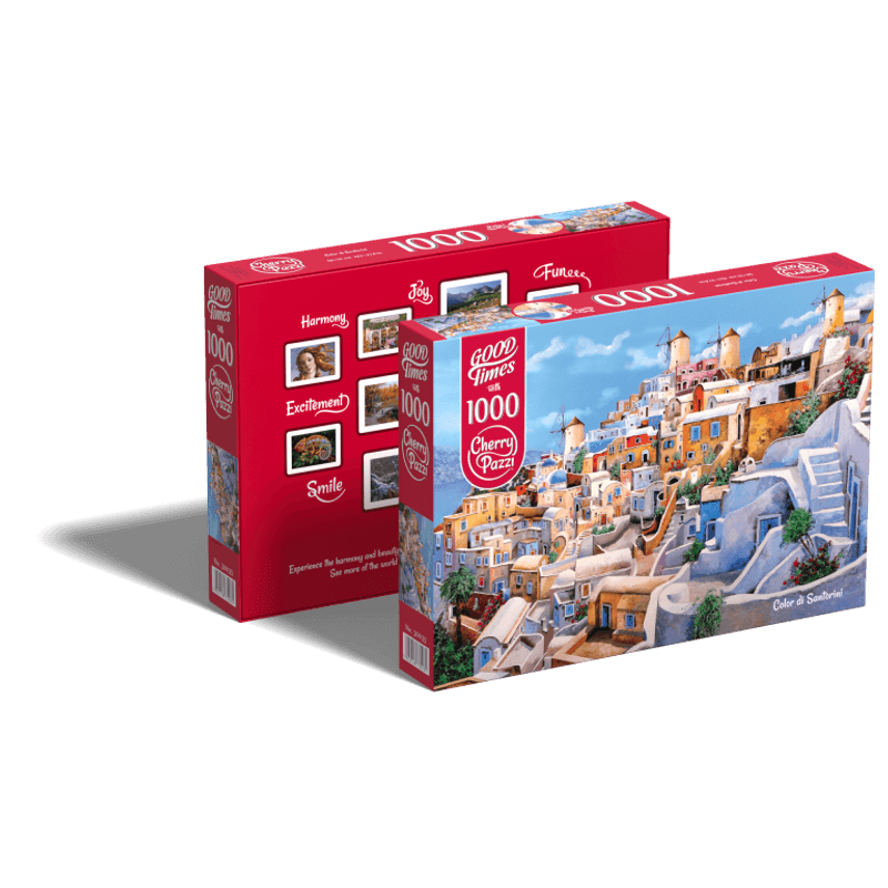 Jucarii, Copii si Bebe - Jucarii si jocuri - Jocuri si puzzle - Puzzle - Puzzle 1000 piese Color di Santorini 30035 Cherry Pazzi - Infinity.ro