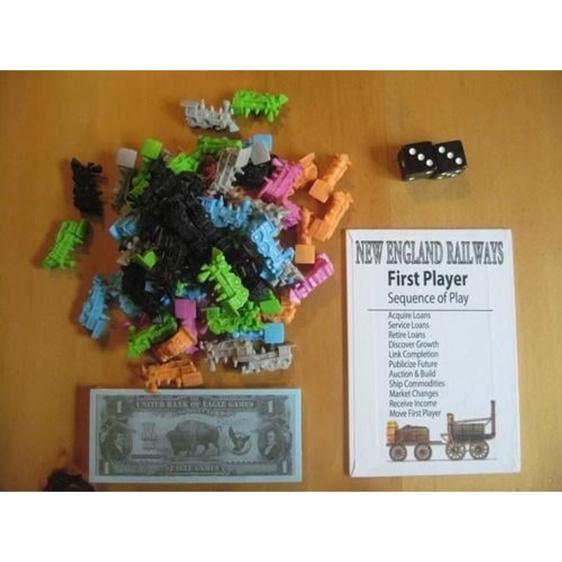 Jucarii, Copii si Bebe - Jucarii si jocuri - Jocuri si puzzle - Jocuri de societate - Joc de societate New England Railways - Infinity.ro
