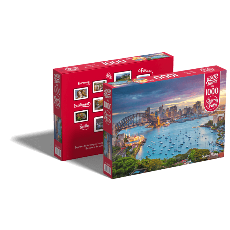Jucarii, Copii si Bebe - Jucarii si jocuri - Jocuri si puzzle - Puzzle - Puzzle 1000 piese Sydney Skyline 30066 Cherry Pazzi - Infinity.ro