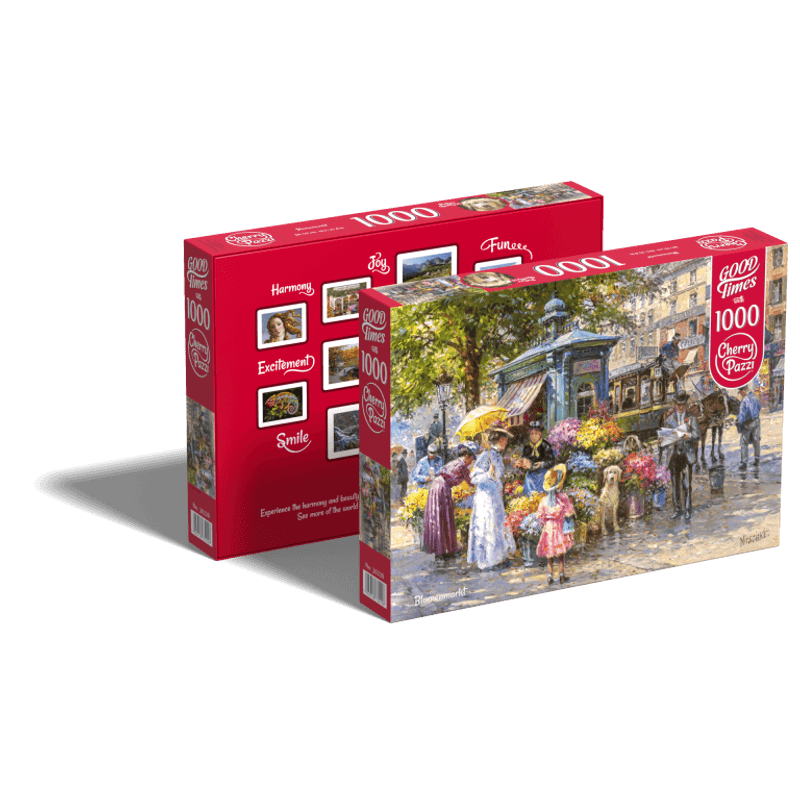 Jucarii, Copii si Bebe - Jucarii si jocuri - Jocuri si puzzle - Puzzle - Puzzle 1000 piese Blumenmarkt 30226 Cherry Pazzi - Infinity.ro