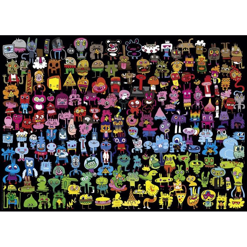 Jucarii, Copii si Bebe - Jucarii si jocuri - Jocuri si puzzle - Puzzle - Puzzle 1000 piese Doodle Rainbow Heye 29786 - Infinity.ro