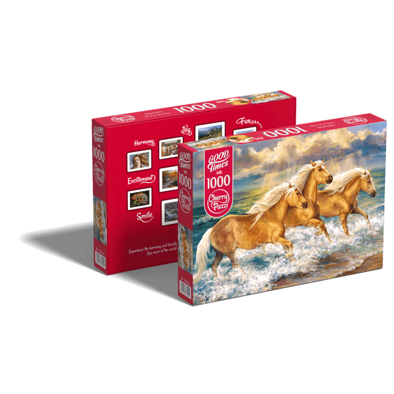 Jucarii, Copii si Bebe - Jucarii si jocuri - Jocuri si puzzle - Puzzle - Puzzle 1000 piese Fantasea Ponies 30424 Cherry Pazzi - Infinity.ro