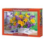 Jucarii, Copii si Bebe - Jucarii si jocuri - Jocuri si puzzle - Puzzle - Puzzle 1000 piese Bouquet of Lilies and Bellflowers 104642 - Infinity.ro