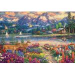 Jucarii, Copii si Bebe - Jucarii si jocuri - Jocuri si puzzle - Puzzle - Puzzle 1500 piese Spring Mountain Majesty Castorland 152131 - Infinity.ro