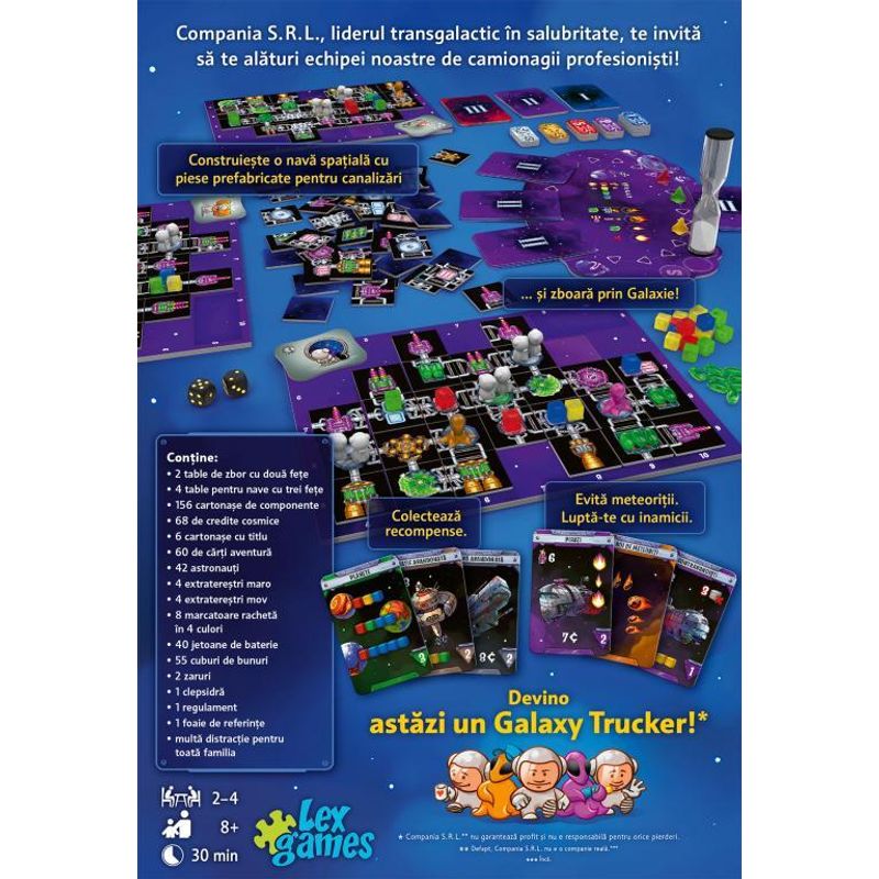 Jucarii, Copii si Bebe - Jucarii si jocuri - Jocuri si puzzle - Jocuri de societate - Joc de societate Galaxy Trucker - 2021 - Infinity.ro