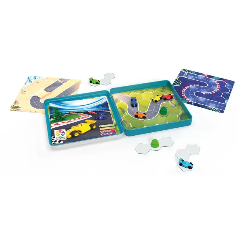 Jucarii, Copii si Bebe - Jucarii si jocuri - Jocuri si puzzle - Jocuri de societate - Joc de societate Pole Position – Joc de logica cu 48 de provocari - Infinity.ro
