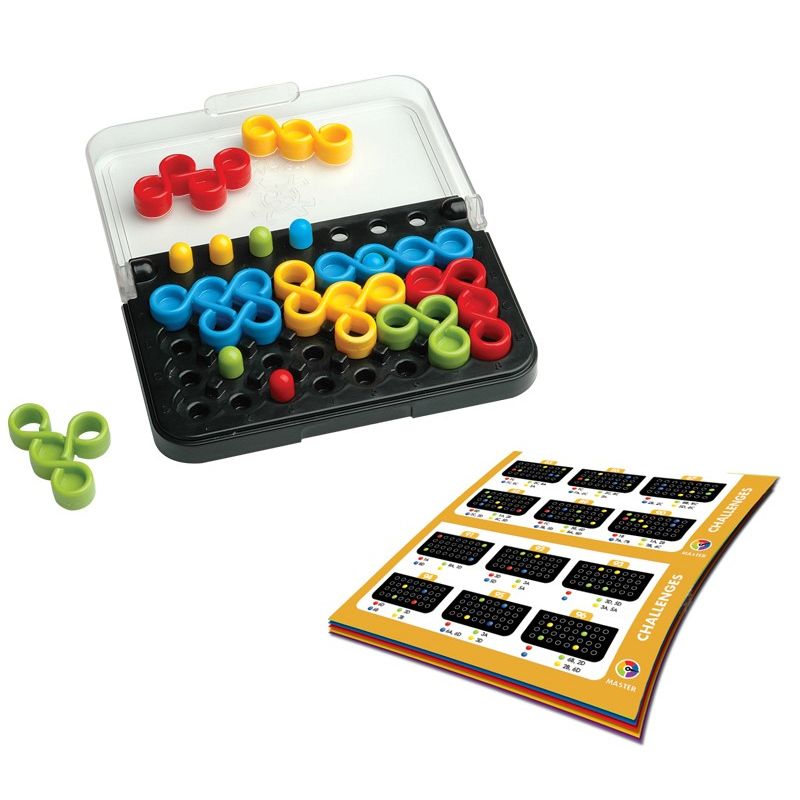 Jucarii, Copii si Bebe - Jucarii si jocuri - Jocuri si puzzle - Jocuri de societate - Joc de societate IQ Twist – Joc de logica compact cu 120 de provocari - Infinity.ro
