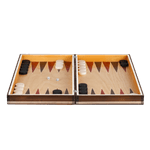 Jucarii, Copii si Bebe - Jucarii si jocuri - Jocuri si puzzle - Jocuri de societate - Joc de societate Joc 2 in 1 Sah si Table – Set din lemn masiv, 32 cm - Infinity.ro