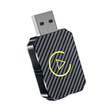 Auto si Moto - Electronice auto - Multimedia auto - Adaptor wireless CarPlay & Android Auto 2-in-1 ZYTEQ®️ Q1M, iOS 10+/Android 11+, WiFi 5GHz, Plug-and-Play, negru - Infinity.ro