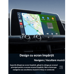 Auto si Moto - Electronice auto - Multimedia auto - Adaptor wireless CarPlay & Android Auto 2-in-1 ZYTEQ®️ Q1M, iOS 10+/Android 11+, WiFi 5GHz, Plug-and-Play, negru - Infinity.ro