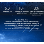 Auto si Moto - Electronice auto - Multimedia auto - Adaptor wireless CarPlay & Android Auto 2-in-1 ZYTEQ®️ Q1M, iOS 10+/Android 11+, WiFi 5GHz, Plug-and-Play, negru - Infinity.ro