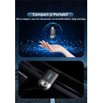 Auto si Moto - Electronice auto - Multimedia auto - Adaptor wireless CarPlay & Android Auto 2-in-1 ZYTEQ®️ PL6, iOS 10+/Android 11+, WiFi 5GHz, Plug-and-Play, negru - Infinity.ro