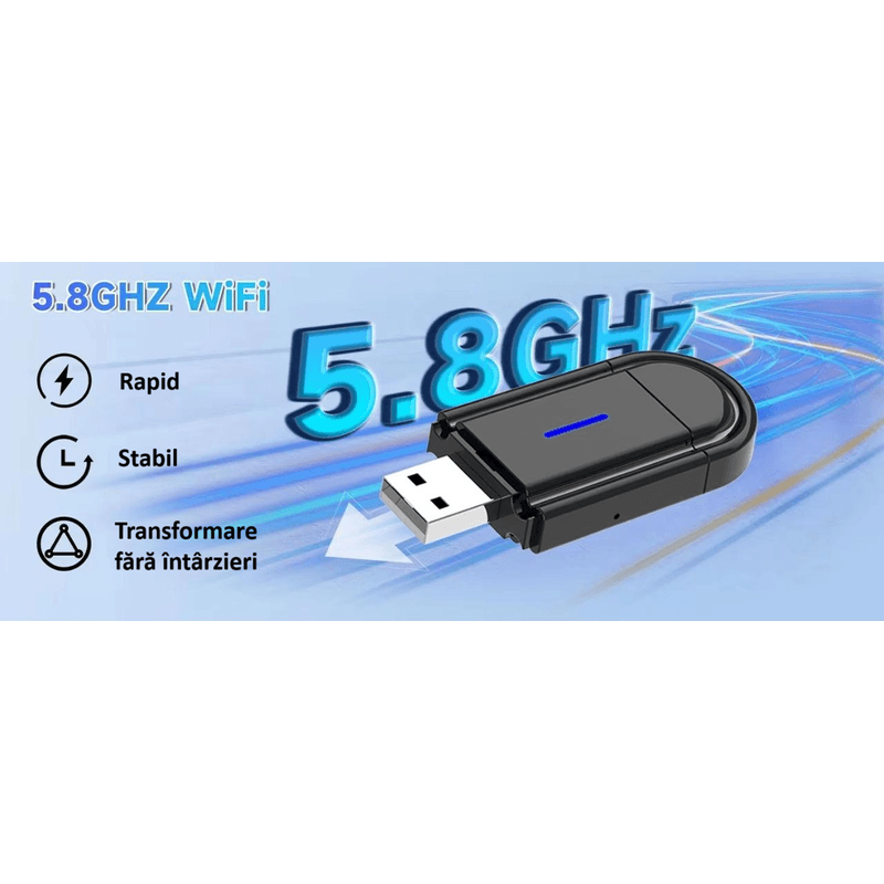 Auto si Moto - Electronice auto - Multimedia auto - Adaptor wireless CarPlay & Android Auto 2-in-1 ZYTEQ®️ PL6, iOS 10+/Android 11+, WiFi 5GHz, Plug-and-Play, negru - Infinity.ro