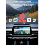 Auto si Moto - Electronice auto - Multimedia auto - Adaptor wireless CarPlay & Android Auto 2-in-1 ZYTEQ®️ PL6, iOS 10+/Android 11+, WiFi 5GHz, Plug-and-Play, negru - Infinity.ro