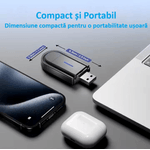 Auto si Moto - Electronice auto - Multimedia auto - Adaptor wireless CarPlay & Android Auto 2-in-1 ZYTEQ®️ PL6, iOS 10+/Android 11+, WiFi 5GHz, Plug-and-Play, negru - Infinity.ro