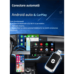 Auto si Moto - Electronice auto - Multimedia auto - Adaptor wireless CarPlay & Android Auto 2-in-1 ZYTEQ®️ Q1BZ, iOS 10+/Android 11+, WiFi 5GHz, Plug-and-Play, negru - Infinity.ro