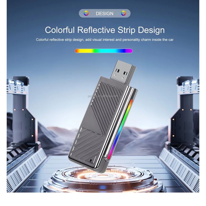 Auto si Moto - Electronice auto - Multimedia auto - Adaptor wireless CarPlay & Android Auto 2-in-1 ZYTEQ®️ A3714, iOS 10+/Android 11+, WiFi 5GHz, Plug-and-Play, gri - Infinity.ro