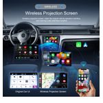 Auto si Moto - Electronice auto - Multimedia auto - Adaptor wireless CarPlay & Android Auto 2-in-1 ZYTEQ®️ A3714, iOS 10+/Android 11+, WiFi 5GHz, Plug-and-Play, gri - Infinity.ro
