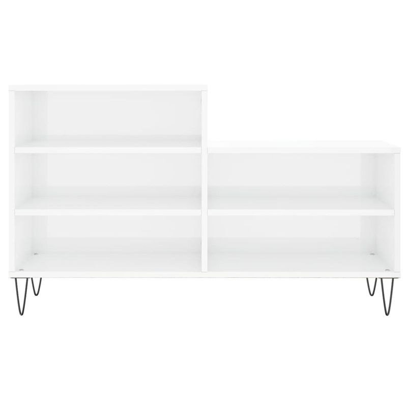Casa si Gradina - Mobilier - Organizare si depozitare - Organizator incaltaminte - Pantofar, alb extralucios, 102x36x60 cm, lemn compozit - Infinity.ro