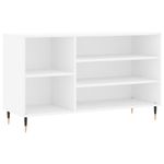 Casa si Gradina - Mobilier - Organizare si depozitare - Organizator incaltaminte - Pantofar, alb extralucios, 102x36x60 cm, lemn compozit - Infinity.ro