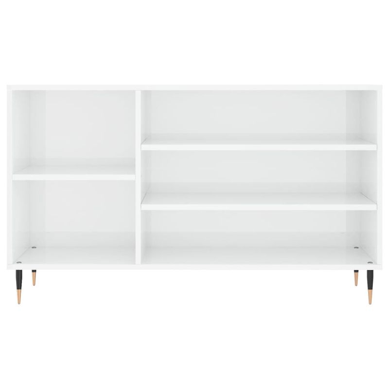 Casa si Gradina - Mobilier - Organizare si depozitare - Organizator incaltaminte - Pantofar, alb extralucios, 102x36x60 cm, lemn compozit - Infinity.ro