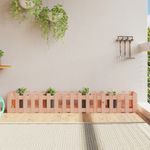 Casa si Gradina - Gradinarit si plante - Plante si ghivece - Ghivece si suporturi - Pat inaltat gradina cu design gard 200x30x30 cm lemn douglas - Infinity.ro