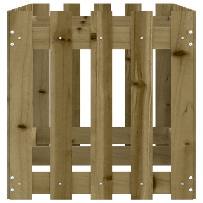 Casa si Gradina - Gradinarit si plante - Plante si ghivece - Ghivece si suporturi - Pat inaltat gradina design gard 150x50x50 cm lemn impregnat pin - Infinity.ro