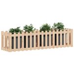 Casa si Gradina - Gradinarit si plante - Plante si ghivece - Ghivece si suporturi - Pat inaltat gradina design gard 200x50x50 cm lemn impregnat pin - Infinity.ro
