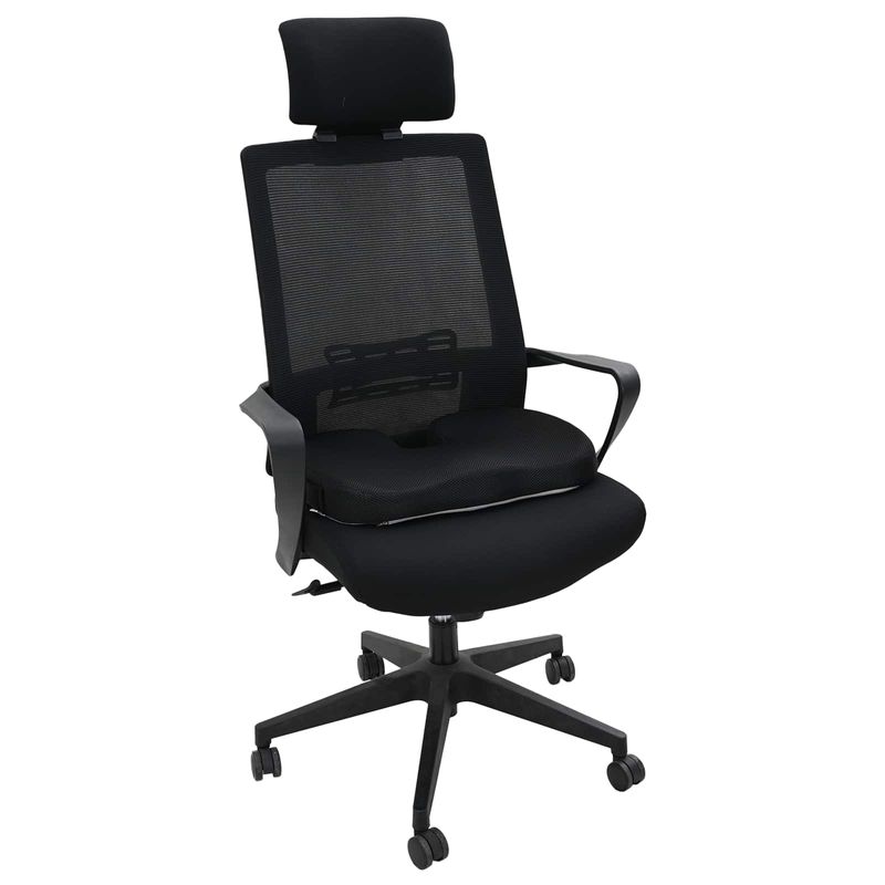 Casa si Gradina - Textile si covoare - Perne si pilote - Perne - Perna cu perna Negru 46 x 38 x 8 cm Plasa - Infinity.ro