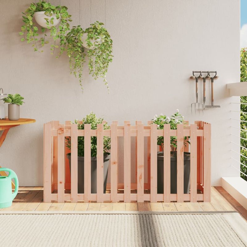 Casa si Gradina - Gradinarit si plante - Plante si ghivece - Ghivece si suporturi - Pat inaltat gradina design gard 150x50x70 cm lemn impregnat pin - Infinity.ro