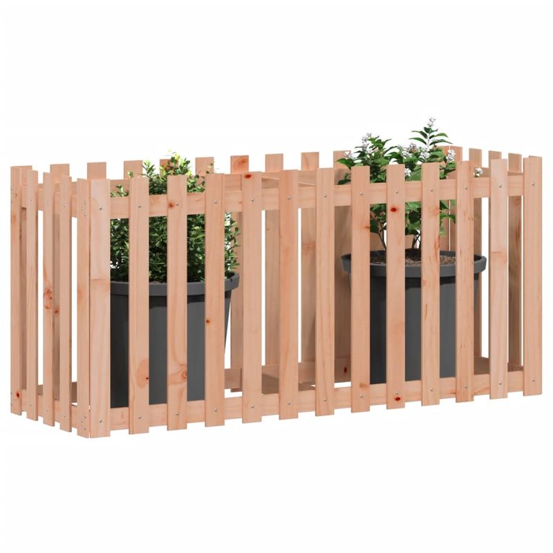 Casa si Gradina - Gradinarit si plante - Plante si ghivece - Ghivece si suporturi - Pat inaltat gradina design gard 150x50x70 cm lemn impregnat pin - Infinity.ro