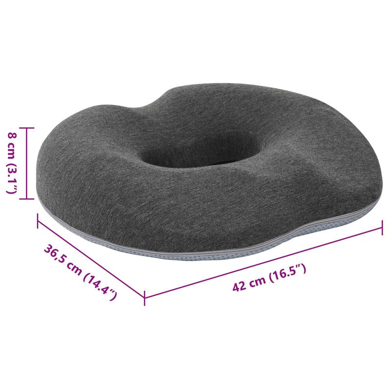 Casa si Gradina - Textile si covoare - Perne si pilote - Perne - Perna cu perna Gri inchis 42 x 37 x 8 cm Bumbac - Infinity.ro