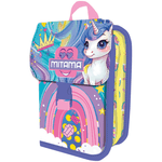 Carti si Birotica - Rechizite - Penare - Penar echipat Mitama 1 compartiment 2 clapete unicorn - Infinity.ro