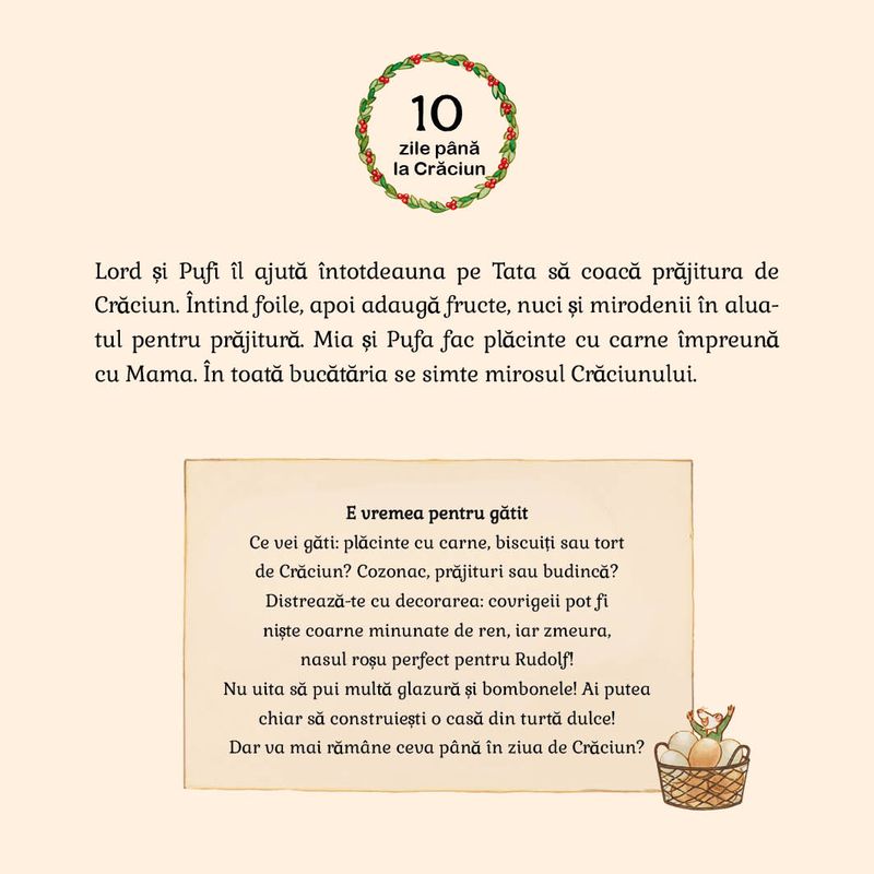 Carti si Birotica - Carti - Carti pentru copii - Basme si povesti - Craciunul familiei Motanila - carte + puzzle, Lucy Brownridge - Infinity.ro