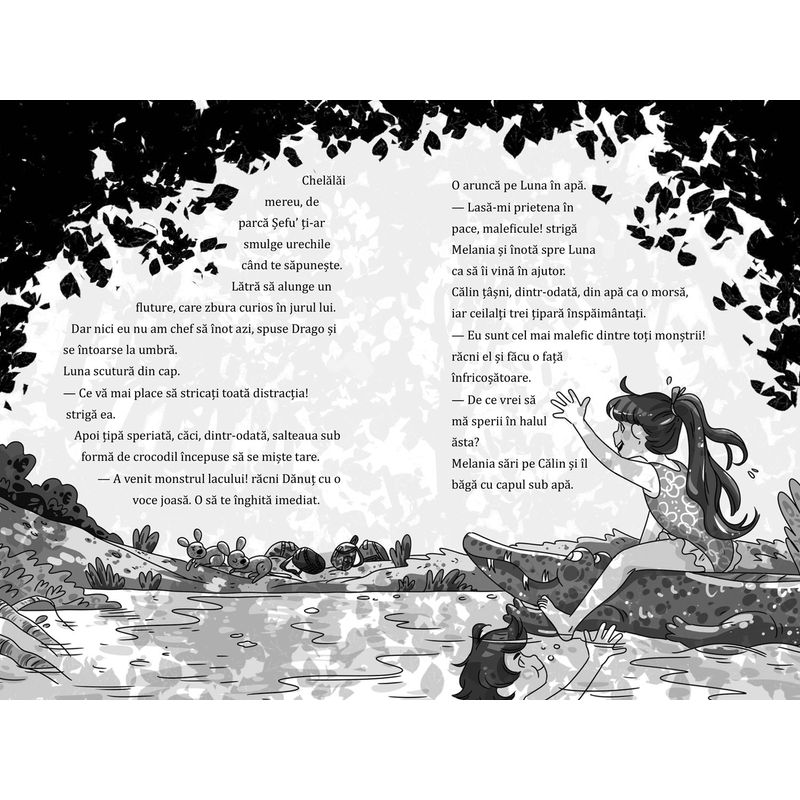 Carti si Birotica - Carti - Carti pentru copii - Basme si povesti - Luna si padurea magica - vol 7. O veverita aflata in pericol, Usch Luhn - Infinity.ro