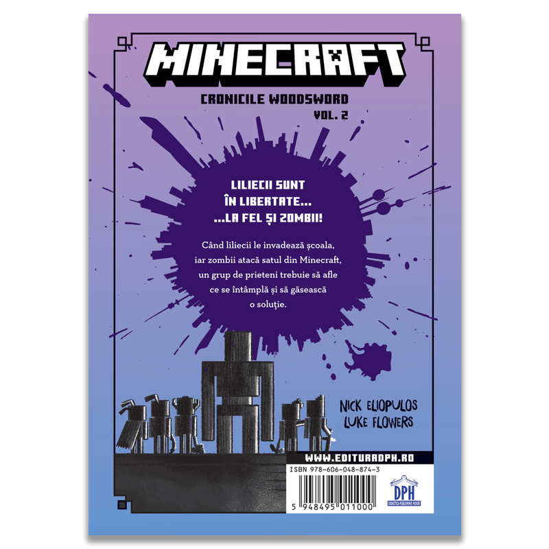 Carti si Birotica - Carti - Carti pentru copii - Basme si povesti - Minecraft - Cronicile Woodsword - vol 2: Noaptea liliecilor, Nick Eliopulos & Luke Flowers - Infinity.ro