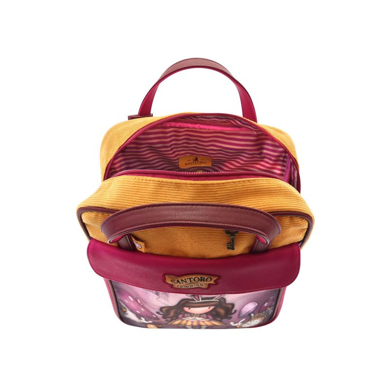 Carti si Birotica - Rechizite - Rucsacuri si genti scolare - Geanta/rucsac copii, Gorjuss, Poliester, 1 compartiment mare, 1 spate, 27 x 11 x 32 cm, Multicolor - Infinity.ro