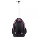 Carti si Birotica - Rechizite - Rucsacuri si genti scolare - Ghiozdan cu troler Majewski Gama St. Right, colectia Black Glitter 2024, TB01 - Infinity.ro