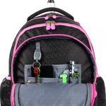 Carti si Birotica - Rechizite - Rucsacuri si genti scolare - Ghiozdan cu troler Majewski Gama St. Right, colectia Black Glitter 2024, TB01 - Infinity.ro