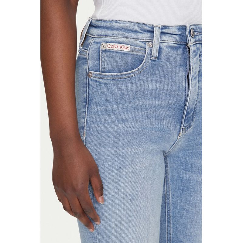 Fashion, accesorii si bijuterii - Femei - Imbracaminte femei - Pantaloni femei - Blugi dama Calvin Klein Jeans J20J225141 Skinny Fit W27-L30 US Albastru - Infinity.ro