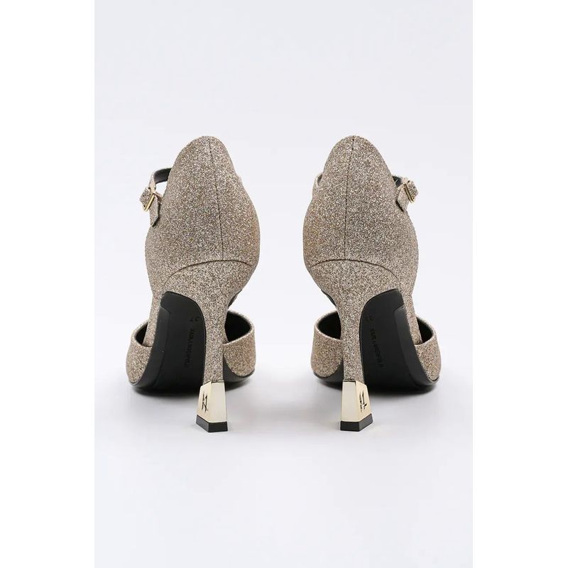 Fashion, accesorii si bijuterii - Femei - Incaltaminte femei - Pantofi femei - Pantofi cu toc Karl Lagerfeld PREMIERE 90 KL33504G 38 EU Auriu - Infinity.ro