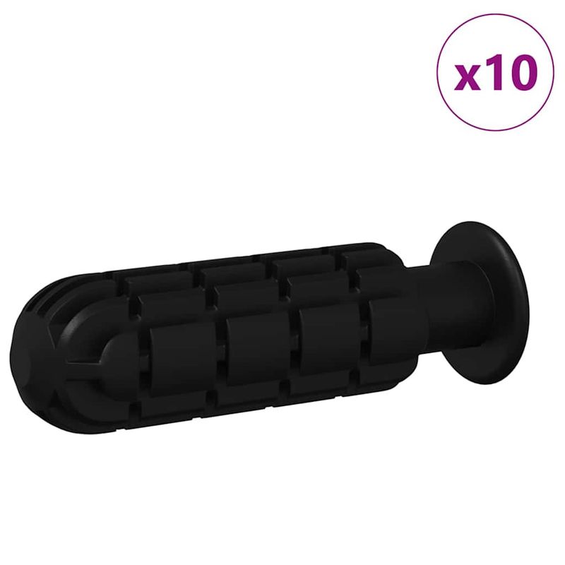 Sport si Outdoor - Alte sporturi - Mese fusball - Manere pentru Masa de Fotbal 10 pcs Negru 2,8 x 2,8 x 9,3 cm - Infinity.ro