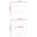 Sport si Outdoor - Alte sporturi - Mese fusball - Manere pentru Meseria fotbalului 3 x 3 x 2 cm 16 pcs Negru - Infinity.ro