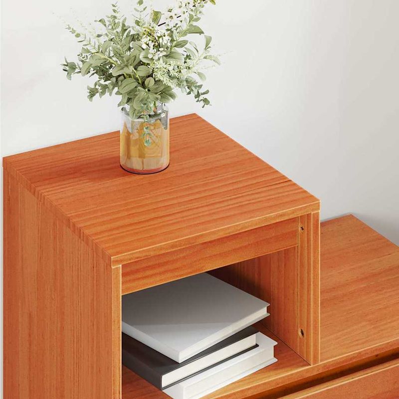 Casa si Gradina - Mobilier - Comode si corpuri - Noptiere - Dulap de noapte cu sertar 2 pcs Maroniu cerat 60 x 34 x 51 cm - Infinity.ro