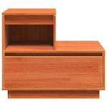 Casa si Gradina - Mobilier - Comode si corpuri - Noptiere - Dulap de noapte cu sertar 2 pcs Maroniu cerat 60 x 34 x 51 cm - Infinity.ro