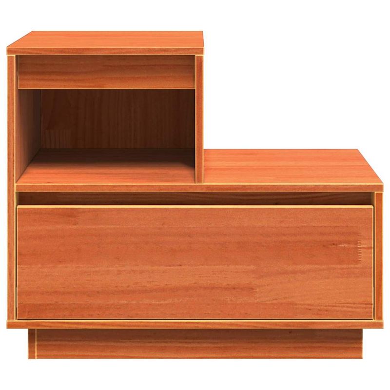 Casa si Gradina - Mobilier - Comode si corpuri - Noptiere - Dulap de noapte cu sertar 2 pcs Maroniu cerat 60 x 34 x 51 cm - Infinity.ro