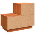 Casa si Gradina - Mobilier - Comode si corpuri - Noptiere - Dulap de noapte cu sertar 2 pcs Maroniu cerat 60 x 34 x 51 cm - Infinity.ro