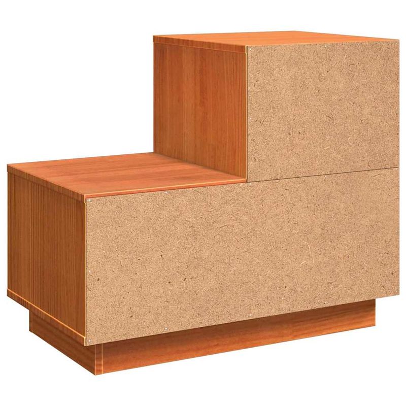 Casa si Gradina - Mobilier - Comode si corpuri - Noptiere - Dulap de noapte cu sertar 2 pcs Maroniu cerat 60 x 34 x 51 cm - Infinity.ro